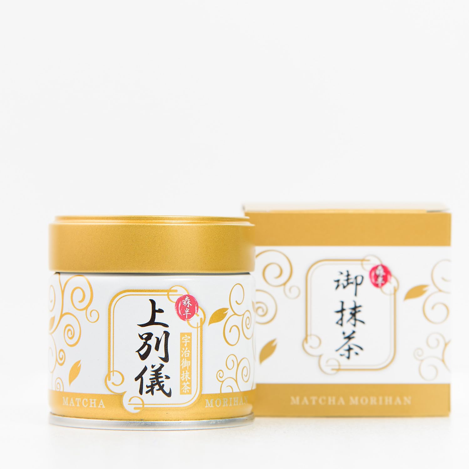 Amazon.co.jp: 森半 宇治抹茶 上別儀 じょうべつぎ 30g 缶 お点前用
